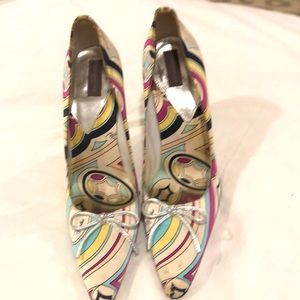 BEAUTIFUL, COLORFUL PUCCI HEELS
